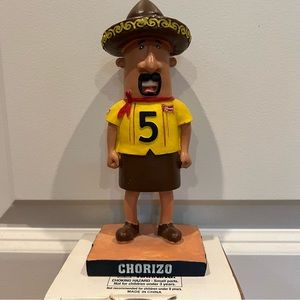 Milwaukee Brewers 2007 Racing Sausage Chorizo Bobblehead.
